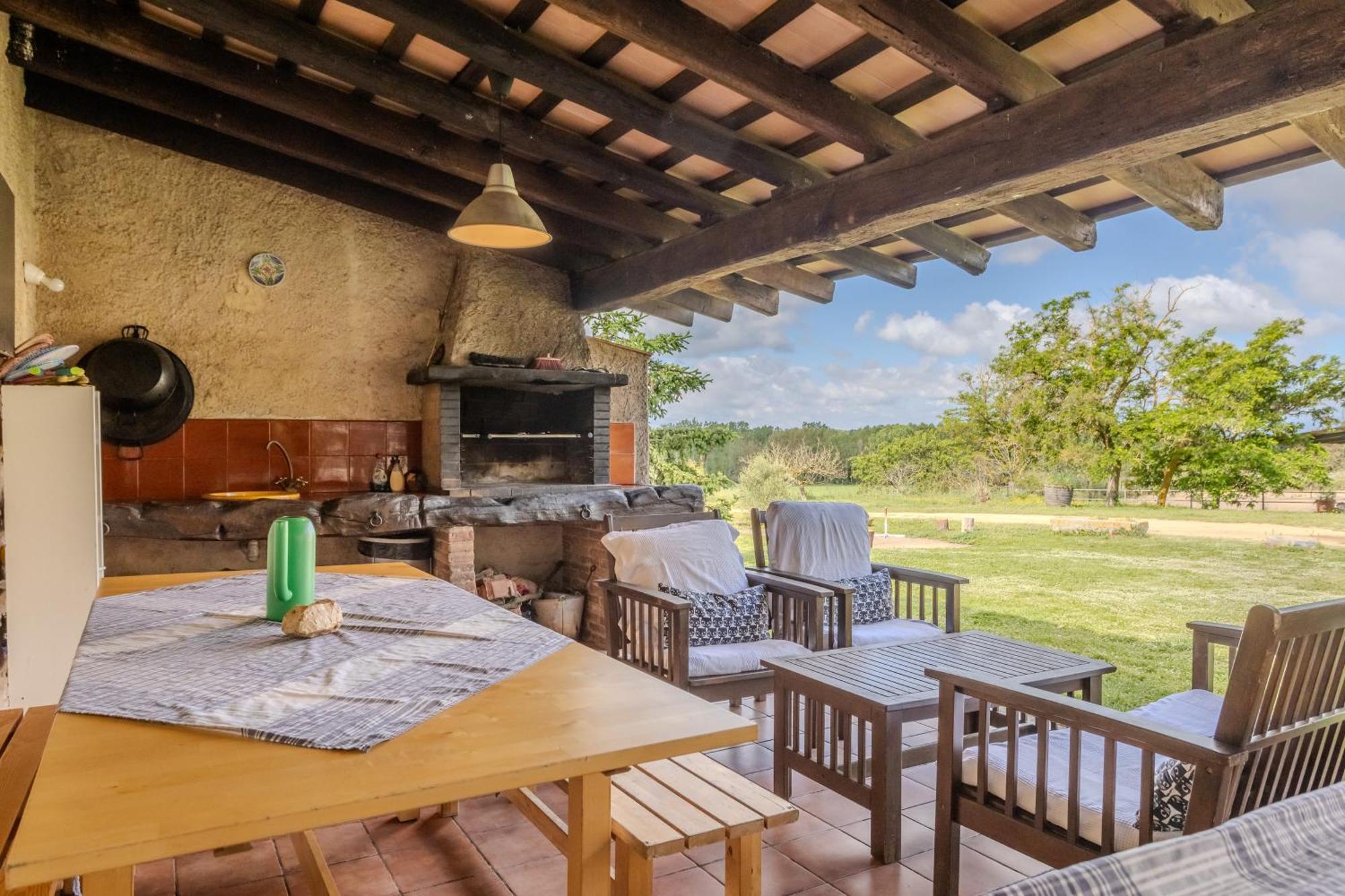 La Pahissa De Can Abras Casa Rural Girona Esterno foto