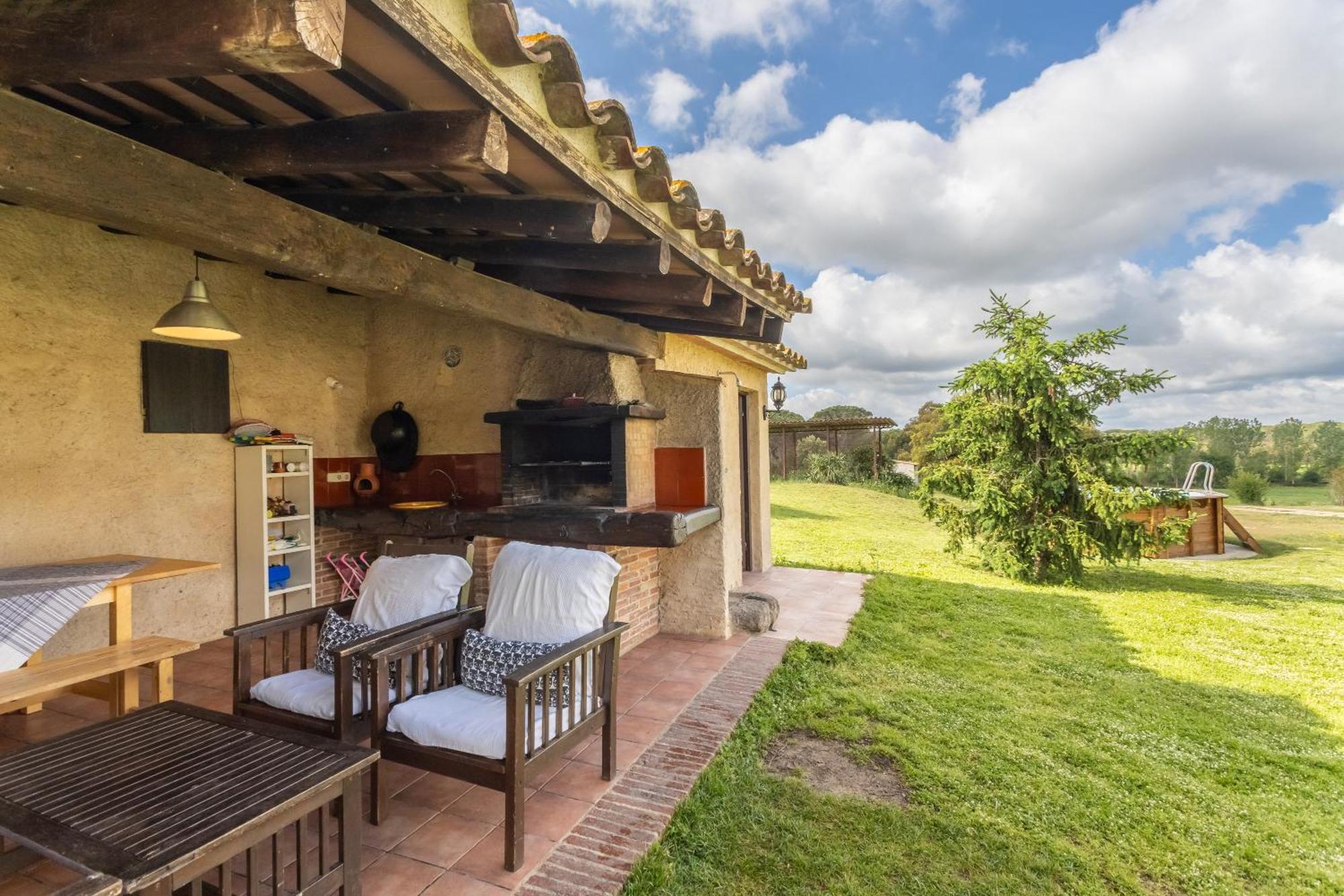 La Pahissa De Can Abras Casa Rural Girona Esterno foto